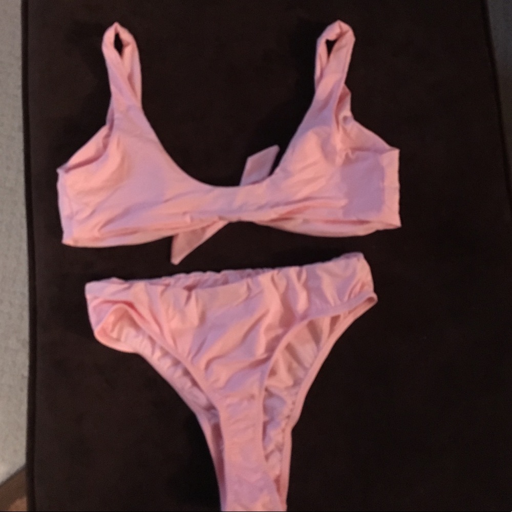 👙Bow Tie Scoop Neck Bikini - Picture 2 of 3